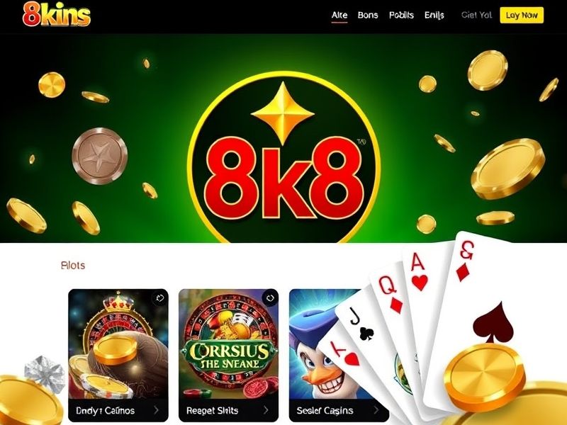 Welcome to 8k8 Online Casino, your premier destination for real money gambling, thrilling slots, live dealer games, and exclusive bonuses. Play securely on a trusted platform with the best odds in the industry.