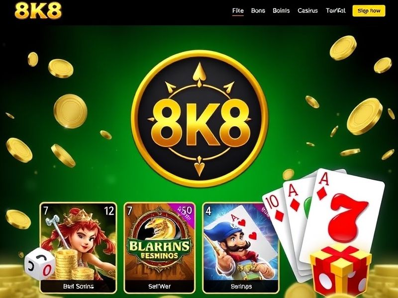 Welcome to 8k8 Online Casino, your premier destination for real money gambling, thrilling slots, live dealer games, and exclusive bonuses. Play securely on a trusted platform with the best odds in the industry.